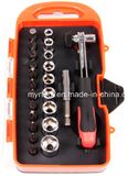 21-Piece Ratchet Screwdriver & Socket Set (FY100-23B)