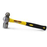 12oz Forged Carbon Steel Ball Pein Hammer with Fiberglass Shaft