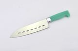 7 Holes Plastic Handle Style Utility Kitchen Utensils Knife