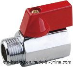 Chromed Polishing Female/Male Thread Mini Brass Ball Valve