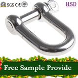 Rigging Hardware Stainless Steel316 D Type Shackle for Fastener