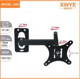 LCD Wall Mount Full Motion TV Bracket for 10-26 Inch