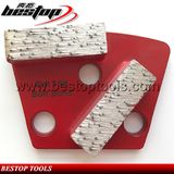 16# 9mm Connection Magnetic Change Double Bar Diamond Grinding Shoe