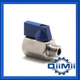 Sanitary Stainless Steel Mini Ball Valve Male/Female Thread Ss304/316L