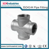 Stainless Steel Cross Threaded Fittings/ISO 4144 Pipe Fitting