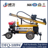 Wheel Mounted Percussion Type Hammer Drill for Water Well