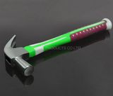 British Type Claw Hammer with Three Colors Rubber Handle