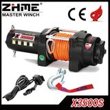 High Speed 12V 3500lbs ATV Capstan Electric Power Winch