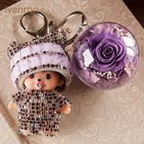 Handmade Monchhichi Keychain for Souvenir Gift