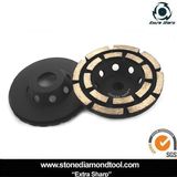 Diamond Concrete Cup Grinding Wheel with Double Segments