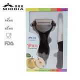 Ceramic Knife+Peeler Set for Fruit and Vegetable