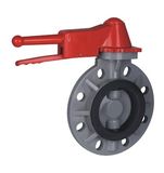 Best Quality UPVC Handle Type Butterfly Valve Industrial Plastic Valve