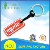 Soft PVC Keychain with Customized Design and Rope