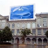 P10 SMD3535 Commercial LED Display on The Top of Building