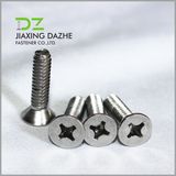 Stainless Steel Screw DIN 965 Cross Recessed Countersunk Machine Screw