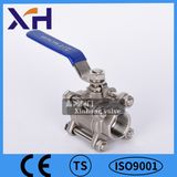 304 Stainless Steel 3PC Welded Ball Valve Dn15