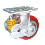 Industrial Swivel Shock Proof PU on Cast Iron Caster