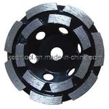 Single or Double Row Diamond Cup Grinding Wheel for Concrete