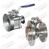 Flush Tank Bottom Ball Valve with Welding Flange