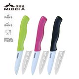 FDA Top Quality 3 Inch Ceramic Fruit Paring Knife with Sheath