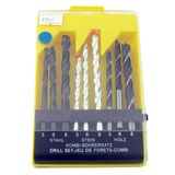 9PC Combination Drill Set Wood Working Drill Bit Set