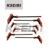 7 PC T-Type One Way Star & Tamperproof Key Wrench Set - Kseibi