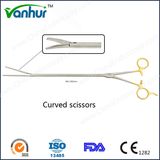 Laparoscopic Thoracomoty Instruments Curved Scissors