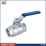 Stainless Steel Factory 2PC Threaded End Ball Valve with Locking Device