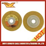 Non-Woven Polishing Wheel (100X12mm, 220#, Yellow Color)