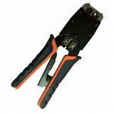 Crimping Tool for 8p8c/RJ45, Rj12/6p6c, Rj11/6p4c, 6p2c with Ratchet