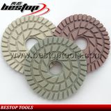 7 Inch 180mm spiral Diamond Dry Concrete Floor Polishing Pad