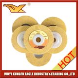 Kexin Non Woven Polishing Wheel for Stone (Yellow Color)