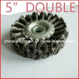 5 Inch Double Steel Wire Wheel Brush (YY-233)