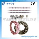 Diamond Wire Saw Cutting for Marble Profiling and Square Cutting