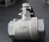 2PC Stainless Steel Threaded Ball Valve (Q11F-25P)