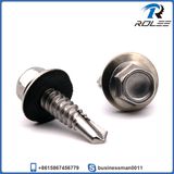 410 Stainless Hex Washer Self Drilling Screw with EPDM Washer