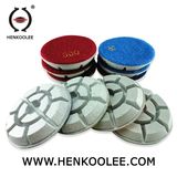 4 Inch Turtle Shell Shape Floor Polishing Pads Diamond Tools for Marble/Granite/Concrete