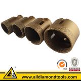 Professional Grade Vacuum Brazed Diamond Core Drill Bit for Tile Marble Glass