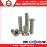 Stock in DIN965 Cross Recessed Flat Head Machine Screw