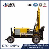 Used for Groundwater 100m Dfq-100W Portable Bore Well Drilling Machine Price