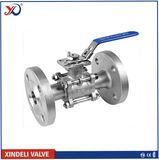 3PC Flanged Stainless Steel Ball Valve with Anti-Static Device