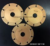 Vacuum Brazed Diamond Cutting Saw Blade for Tile Ceramics Marble