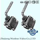 Three Piece High Pressure Carbon Steel A105 Ball Valve