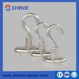 Permanent NdFeB Hook, Magnetic Pot Magnet Strong Holding Force