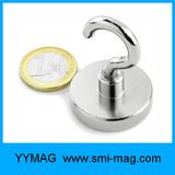 Strong Holding Force Neodymium Nickel Coating Magnetic Hooks