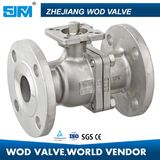 2PC SS304 Flanged Ball Valve