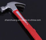 High Carbon Steel Color Fiberglass Handle Claw Hammer