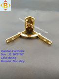 Zinc Alloy Golden Cigar Box Hinge