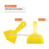 C-21 Construction Decoration Paint Hardware Hand Tools ABS Yellow Color Plastic Scraper Set