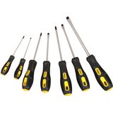 7PCS Hand Tools Cr-V Steel Blackened Magnetic Tips Screwdriver Set